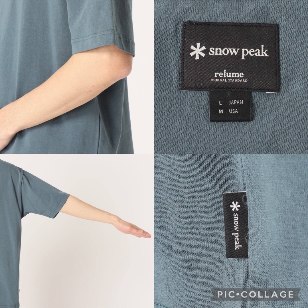 Snow Peak(スノーピーク)の2023SS SNOWPEAK別注ジャーナルrelume SP LogoTシャツ メンズのトップス(Tシャツ/カットソー(半袖/袖なし))の商品写真