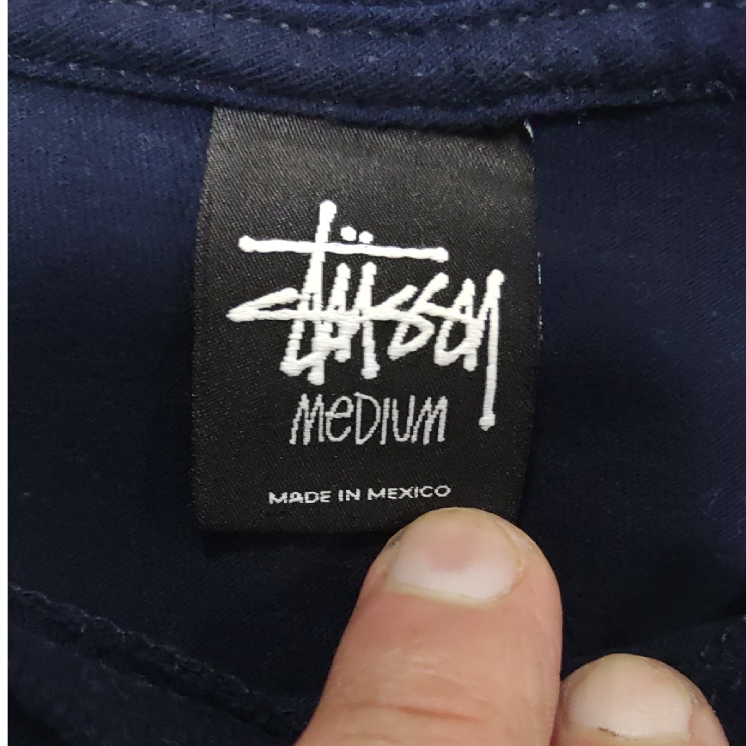 STUSSY Mサイズ 黒 ブラック Tシャツ SSリンク シャネルロゴ