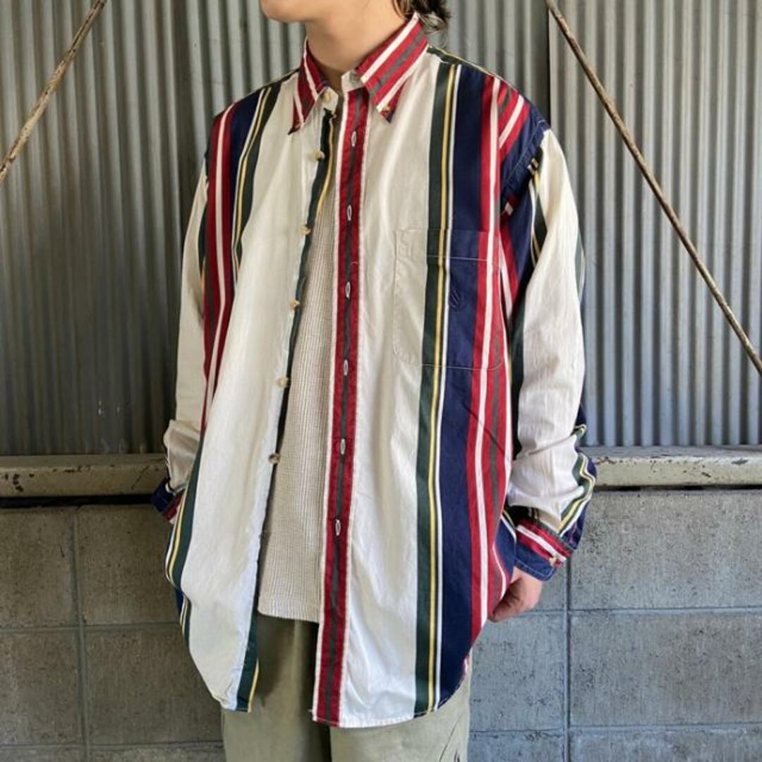 NAUTICA - 90年代 NAUTICA ノーティカ ワンポイントロゴ 刺繍 長袖