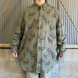 WOOLRICH - ビッグサイズ WOOLRICH ウールリッチ 総柄 オールプリント ...