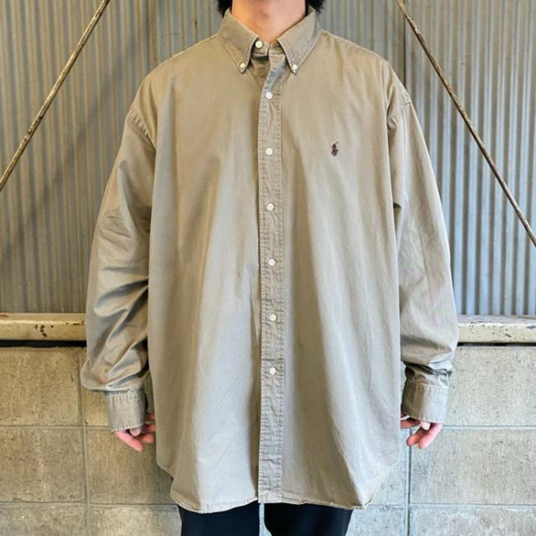 ビッグサイズ 90年代 Ralph Lauren ラルフローレン BLAKE ボタンダウンシャツ メンズ2XL