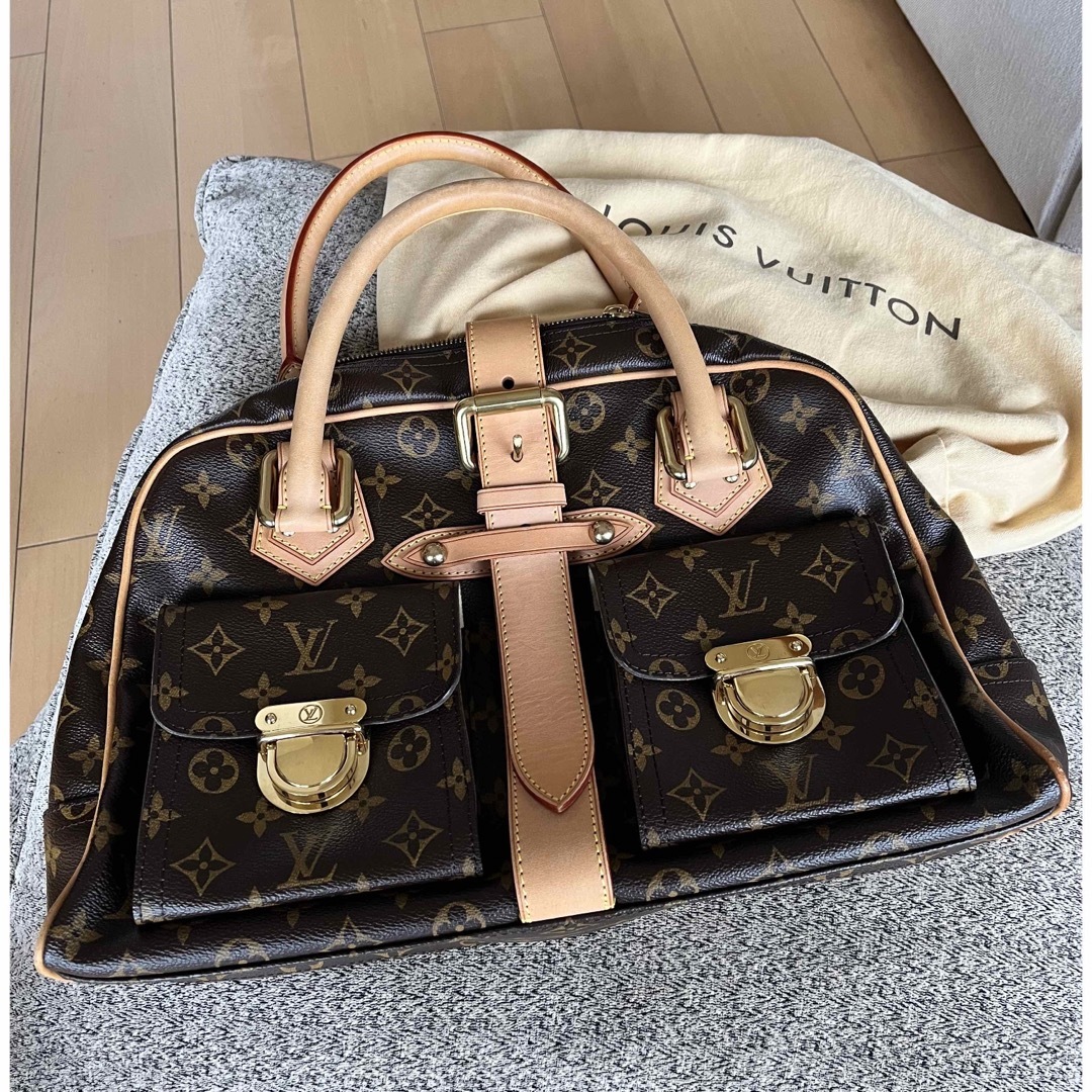 LOUIS VUITTON - 超美品 廃盤希少品ルイヴィトン マンハッタンGM