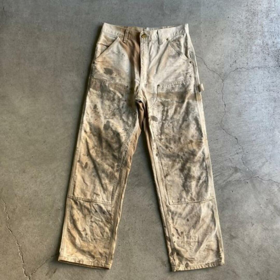 雰囲気系 ヴィンテージ Carhartt カーハート ダブルニー ダック地ワークパンツ ペインターパンツ メンズW31相当 | フリマアプリ ラクマ