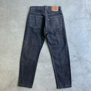 90's levi's 17501-0658 先染め黒 denim