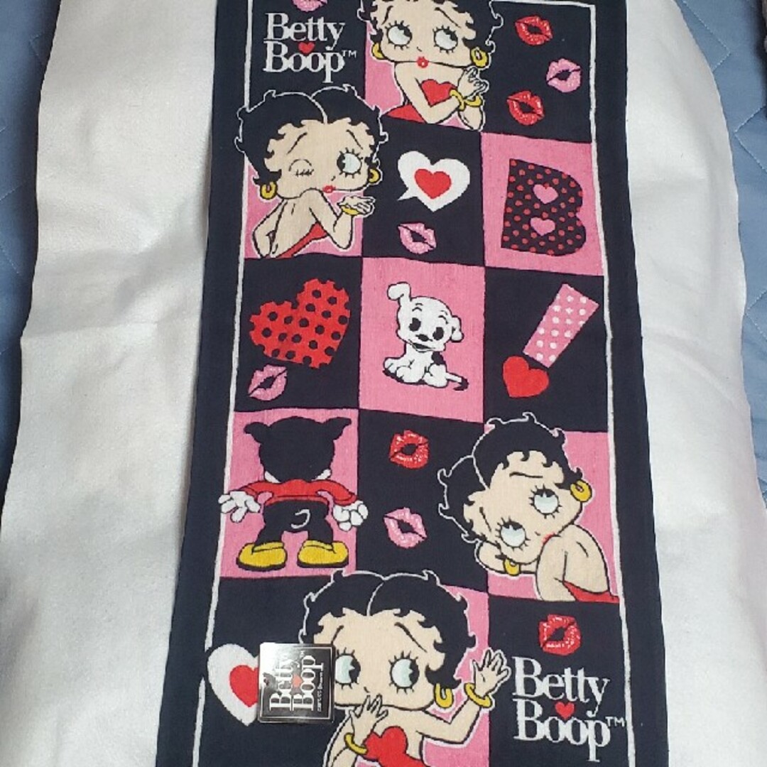 Betty Boop(ベティブープ)のBetty.boop.タオル3枚セット インテリア/住まい/日用品の日用品/生活雑貨/旅行(タオル/バス用品)の商品写真