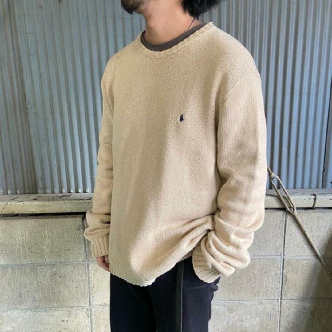 トップスpolo knit shirt ポロニット　XLサイズ相当　新品未使用