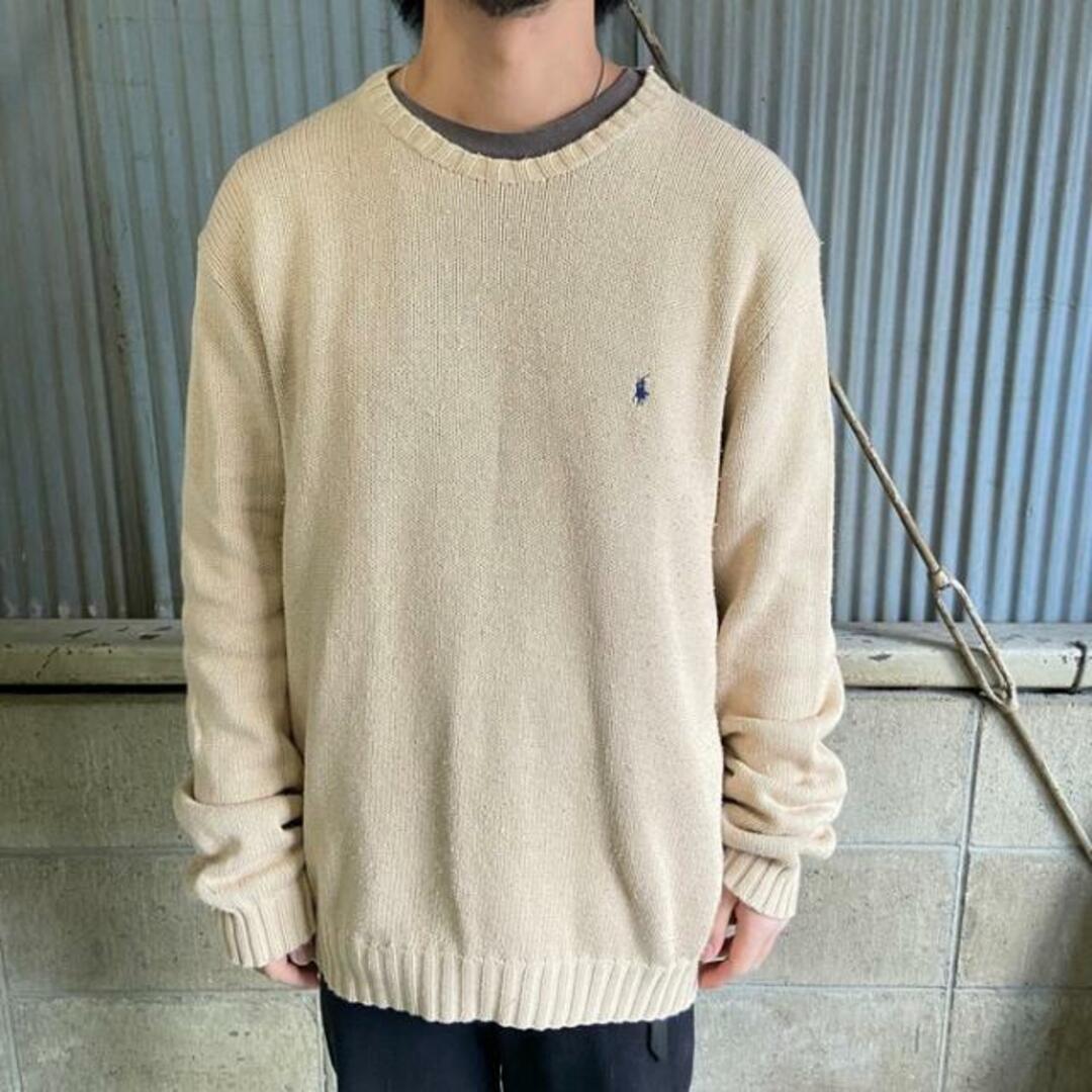 トップスpolo knit shirt ポロニット　XLサイズ相当　新品未使用