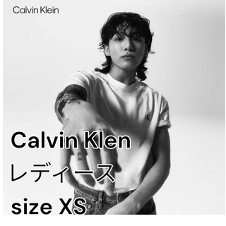 カルバンクライン(Calvin Klein)の新品　カルバンクライン　Tシャツ　BTS グク　レディース　XS(Tシャツ(半袖/袖なし))