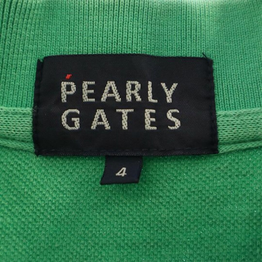 PEARLY GATES パーリーゲイツ  半袖ポロシャツ  グリーン 4