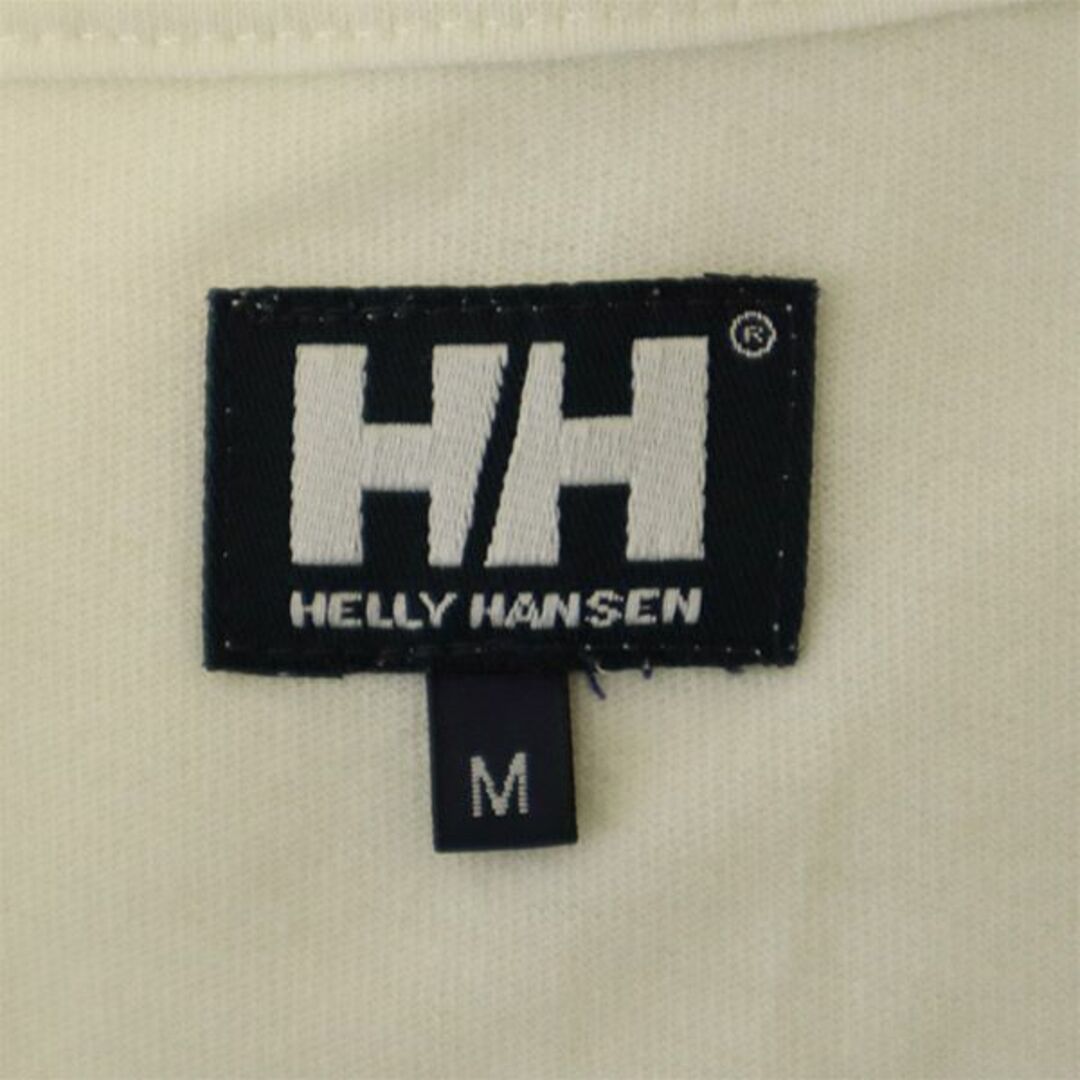 HELLY HANSEN(ヘリーハンセン)のヘリーハンセン プリント 半袖 Tシャツ M ホワイト HELLY HANSEN ロゴ刺繍 メンズ 【中古】  【230815】 メール便可 メンズのトップス(Tシャツ/カットソー(半袖/袖なし))の商品写真