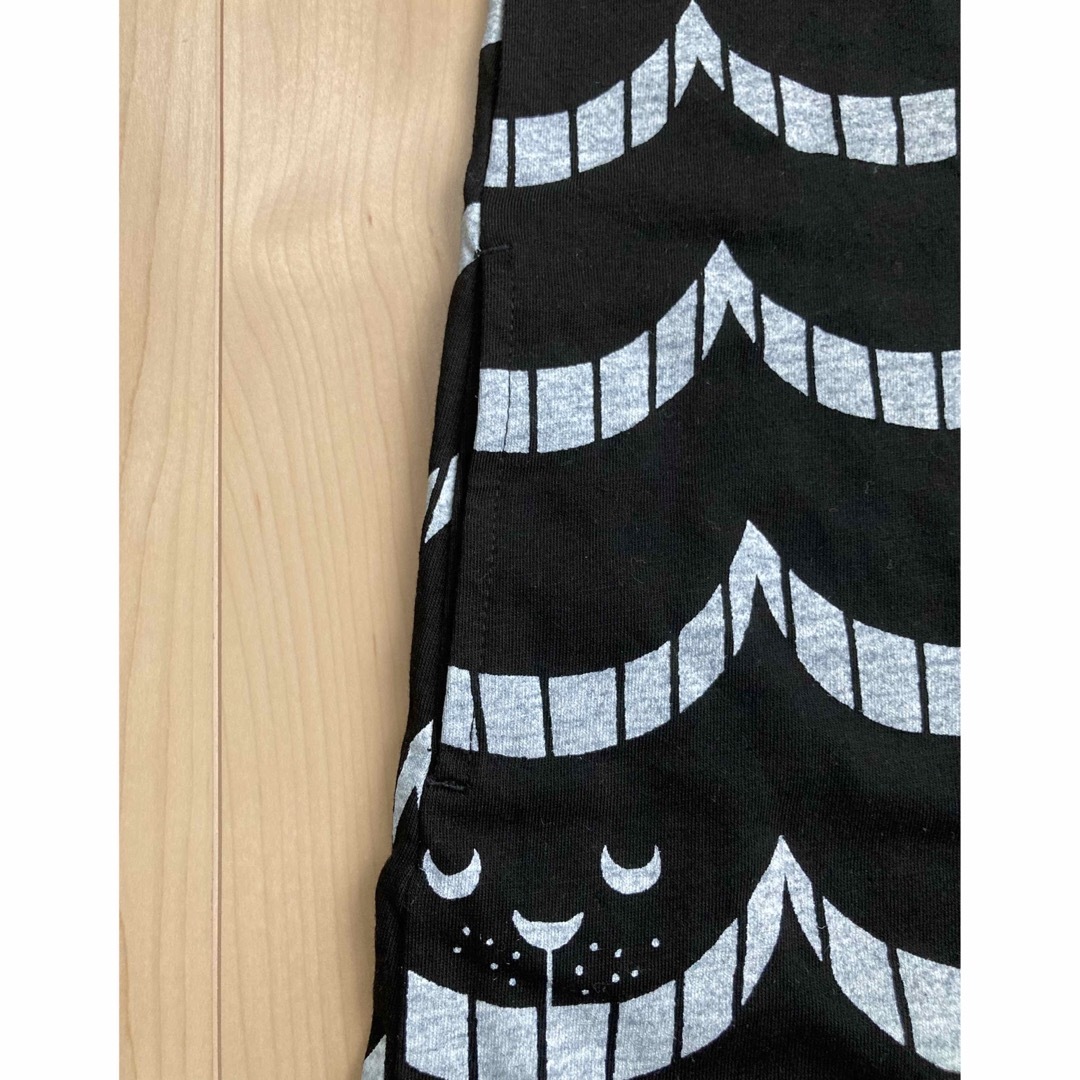 Graniph(グラニフ)のグラニフ 黒猫 ワンピース 130 新品 キッズ/ベビー/マタニティのキッズ服女の子用(90cm~)(ワンピース)の商品写真