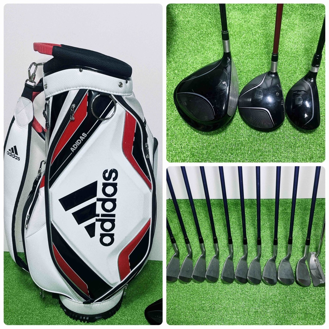 スポーツ/アウトドアGO100 TaylorMadeテーラーメイド　ゴルフクラブセット　メンズ右利き