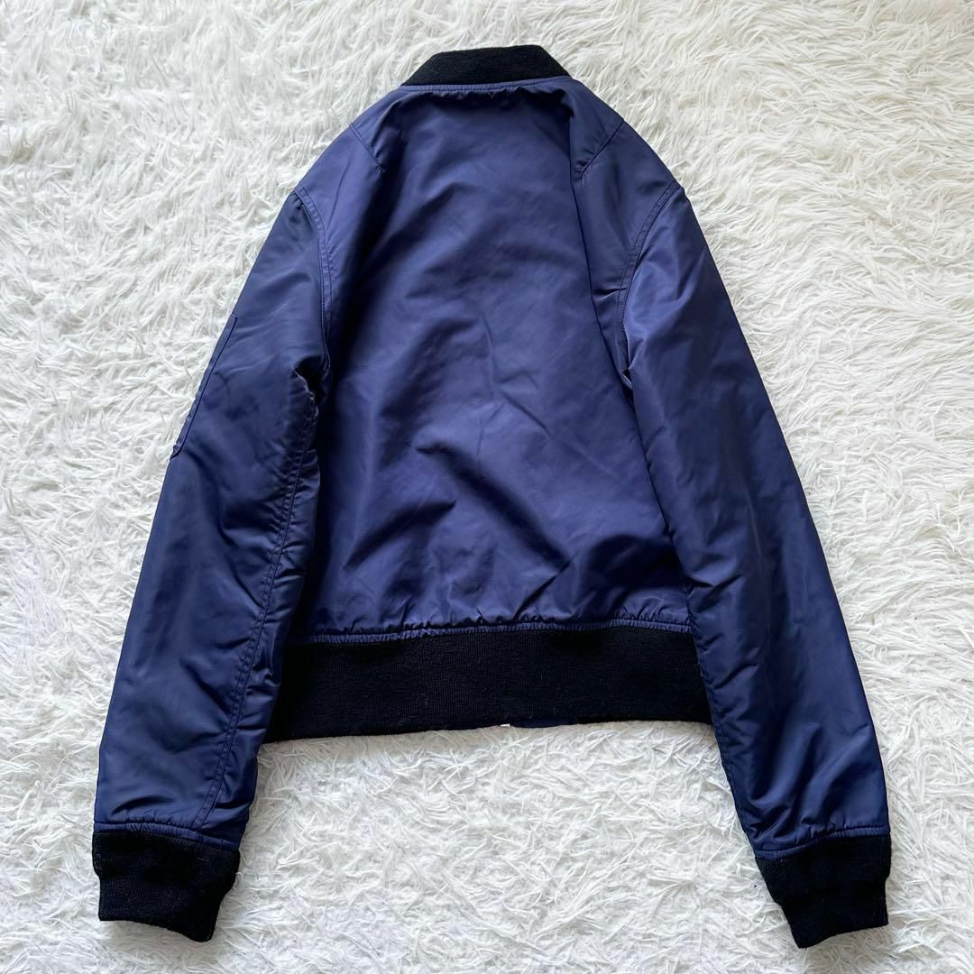 schott×American College MA-1 ショット　Lサイズ　紺ブルゾン