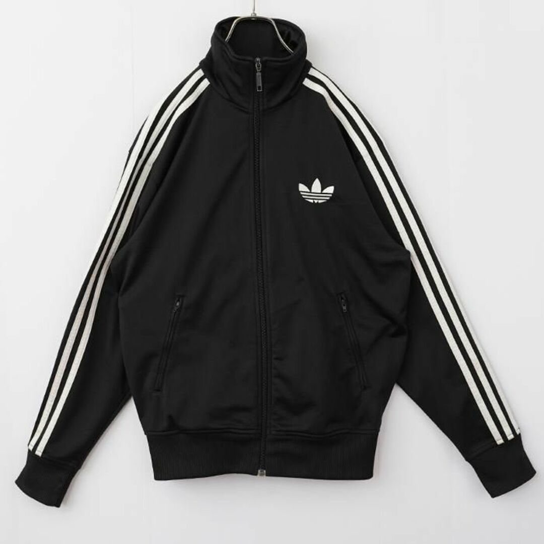 adidas アディダス トラックジャケット ML ブラック黒 ワンポイント