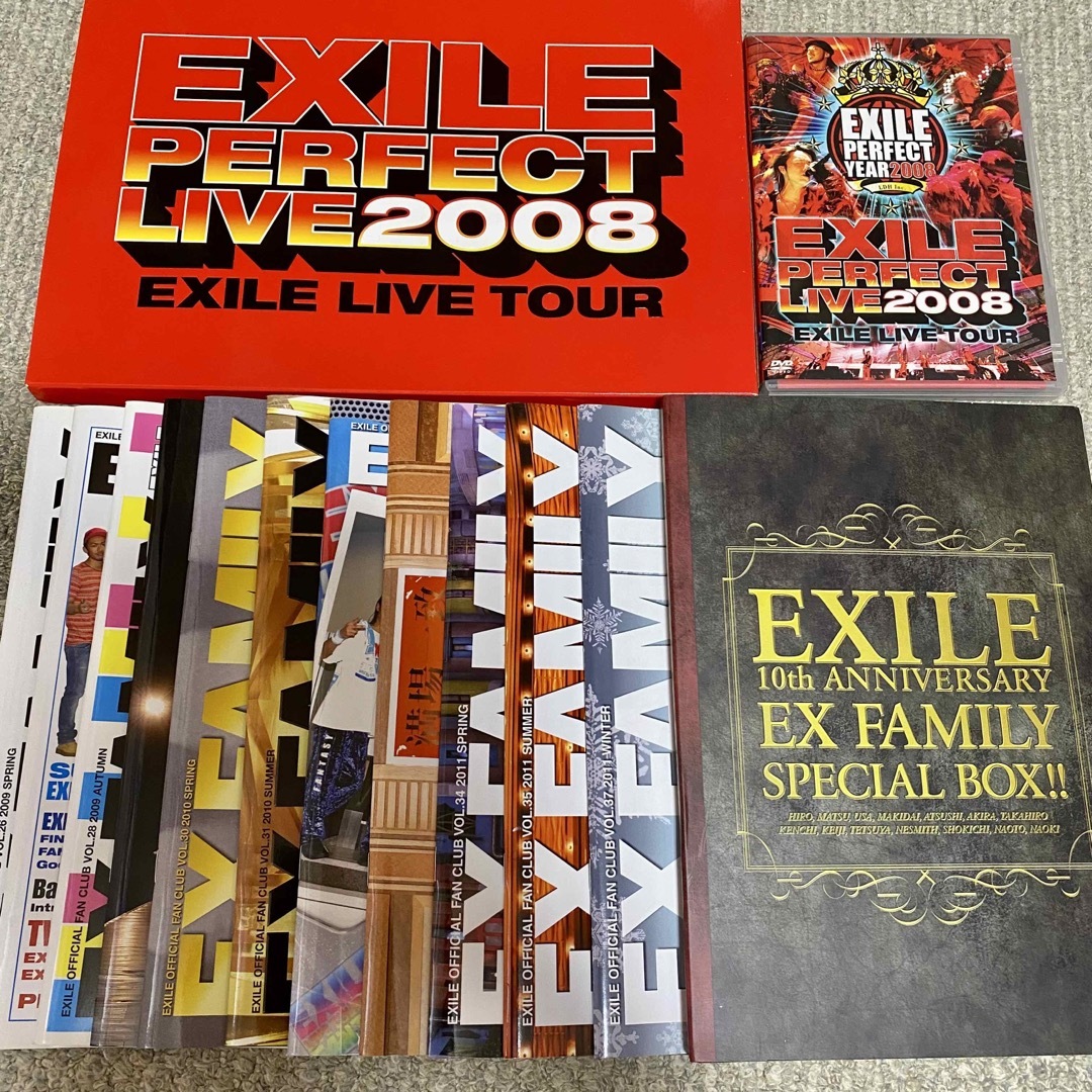 EXILE 会報 PERFECT LIVE 2008 写真集 DVD