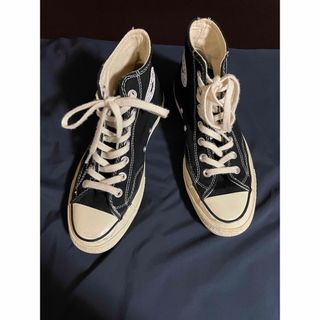 コンバース(CONVERSE)の人気カラー  CONVERSE  ct70  Hi  Black   24.5㎝(スニーカー)