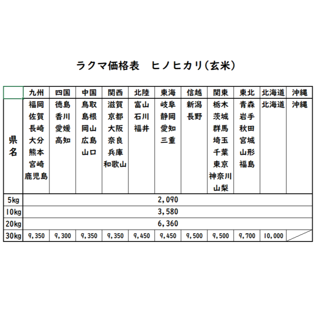 お米　令和4年　30㎏　愛媛県産ヒノヒカリ　玄米　米/穀物