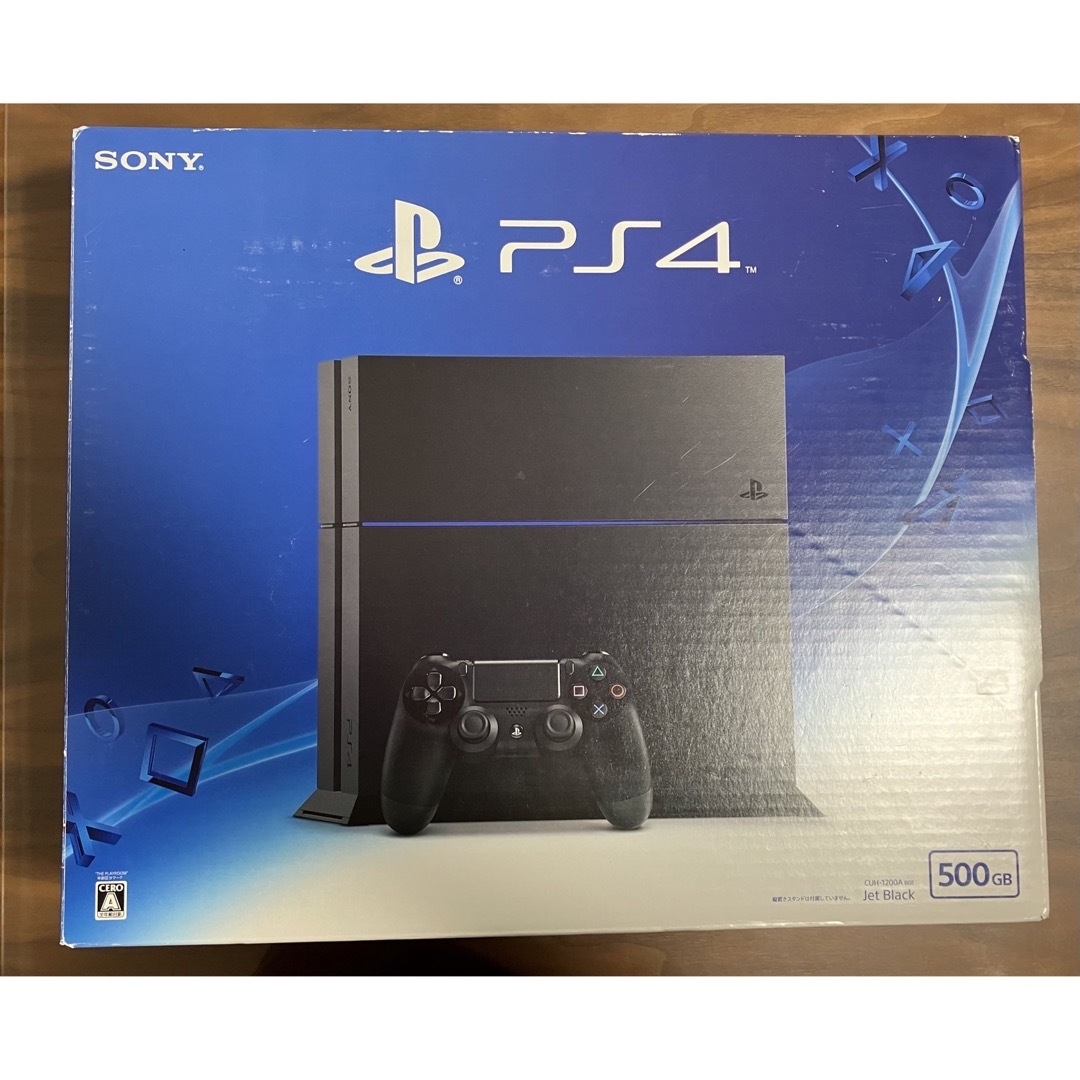 PlayStation4(プレイステーション4)のPS4 本体 500GB CUH-1200A B01 エンタメ/ホビーのゲームソフト/ゲーム機本体(家庭用ゲーム機本体)の商品写真