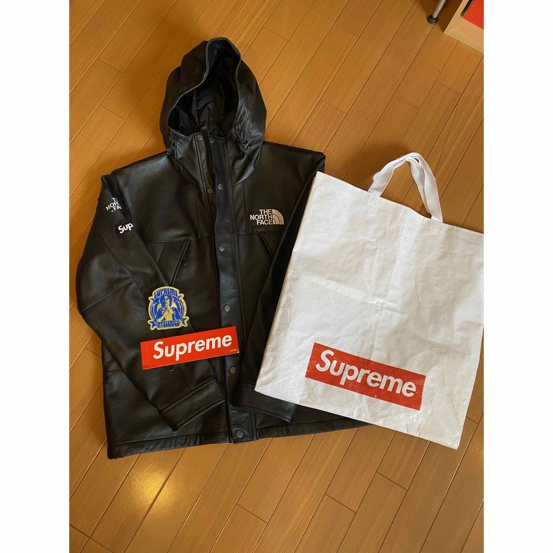 Supreme - Supreme ノースフェイス マウンテンパーカー レザー 極美品
