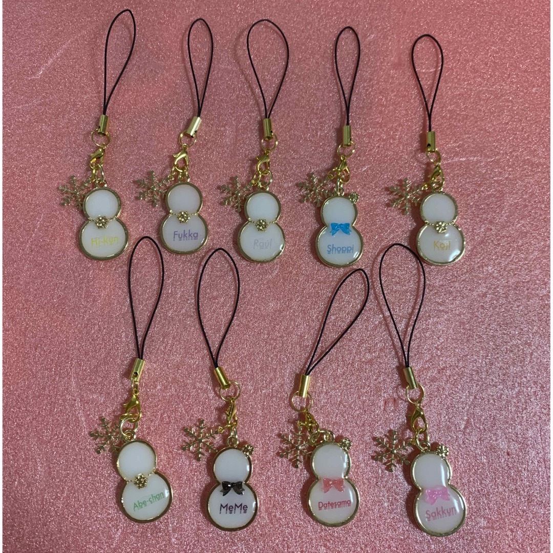 Snow Man レジンキーホルダー ハンドメイド 雪だるま | distrasa