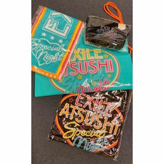 EXILE ATSUSHI 沖縄 ライブ Tシャツ マフラータオル ポーチ 袋(ミュージシャン)