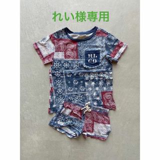 ポロラルフローレン(POLO RALPH LAUREN)のポロラルフローレン ガールズ Tシャツ&ショートパンツセット (y24)(Tシャツ/カットソー)