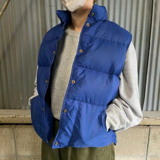 L.L.Bean エルエルビーン グースダウン ベスト キルティング 紺 XL