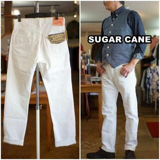 Sugar Cane - SUGAR CANE ダメージ加工セルビッチミドルパンツ！日本製 