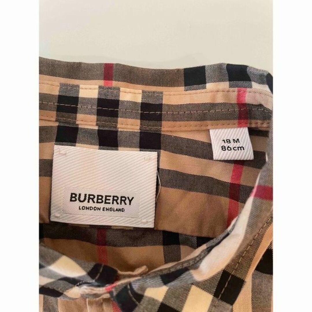 BURBERRY - 大人気‼ バーバリーチェック バーバリー 18M 86cm チェック ...