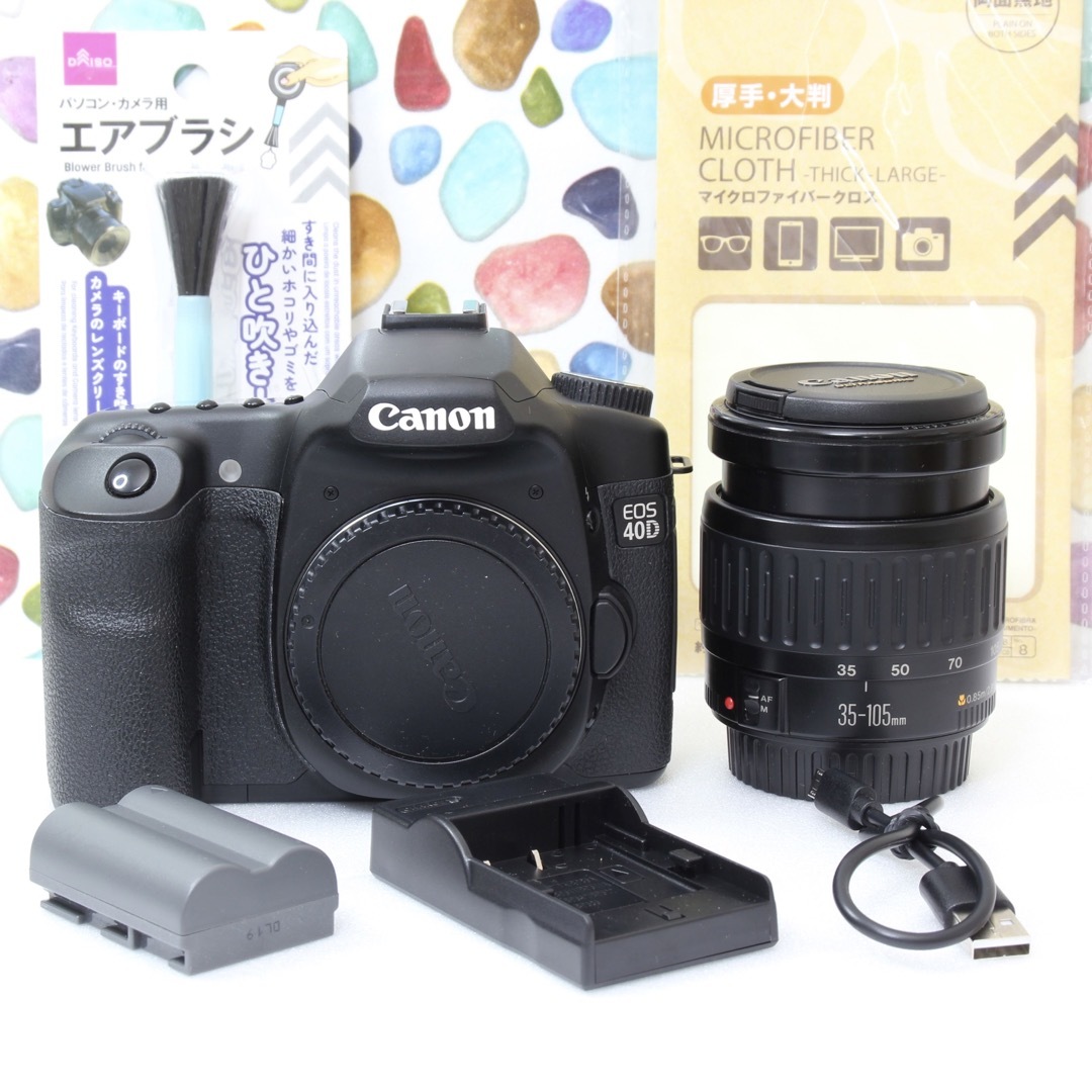 ♥︎◇Canon EOS 40D レフ ◇iPhoneカードリーダーセットコンデション