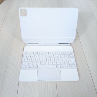 アップル(Apple)の11インチ iPad Pro用 Magic Keyboard ホワイト 英語配列(iPadケース)