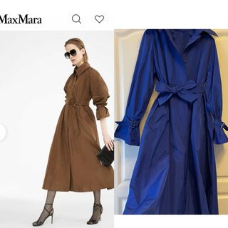 マックスマーラ(Max Mara)の40万超え最高級 白タグ 34 xsマックスマーラトレンチコート(トレンチコート)