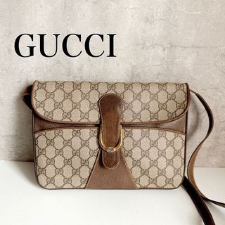 グッチ(Gucci)の【美品✨】GUCCI ショルダーバッグ グッチ GGキャンバス ブラウン(ショルダーバッグ)