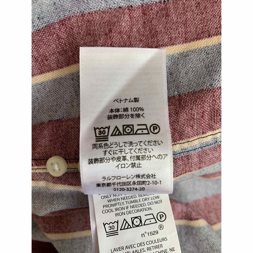 POLO RALPH LAUREN - ポロラルフローレン ボルドーストライプ POLO RALPH LAUREN - ポロラルフローレン ボルドーストライプ