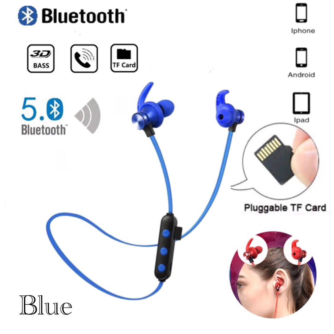 Bluetooth  5.0 イヤホン 両耳 ワイヤレス マイク TF無線 スマホ/家電/カメラのオーディオ機器(ヘッドフォン/イヤフォン)の商品写真