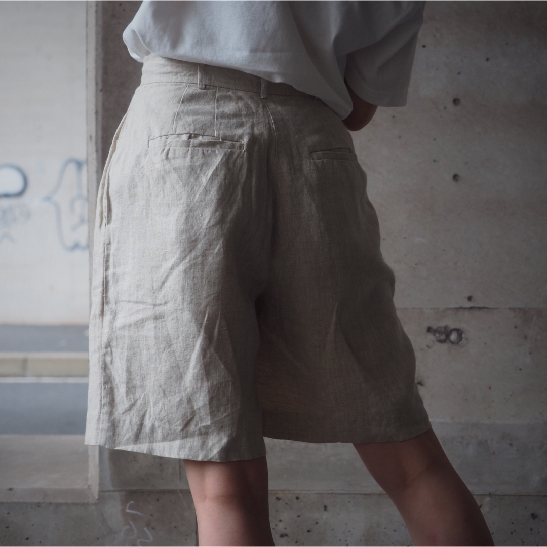 Linen Plain Shorts