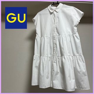 ジーユー(GU)の【大人気】GUシャツワンピ(ミニワンピース)