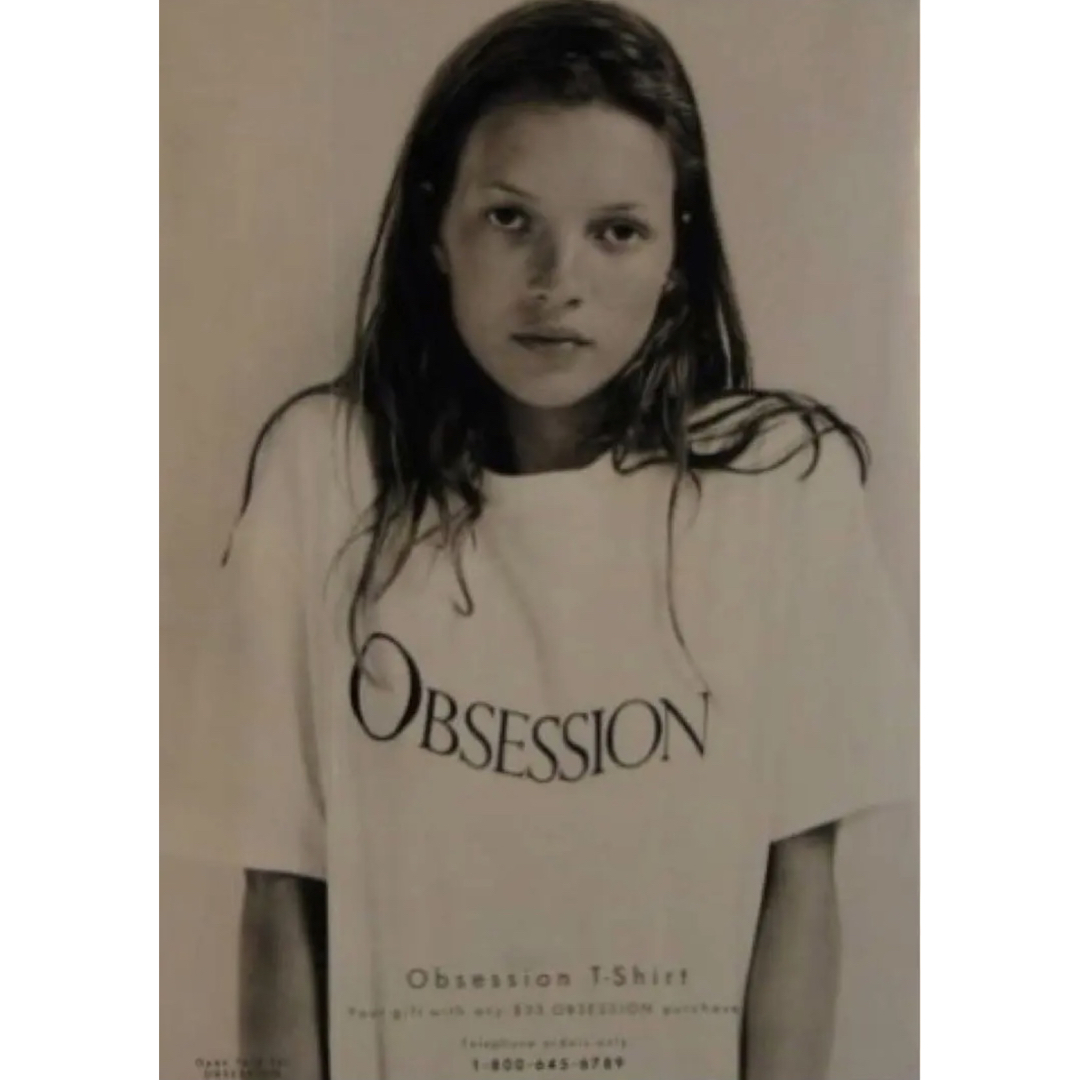 Calvin Klein(カルバンクライン)の90s Calvin Klein Obsession Promo T新品 希少品 メンズのトップス(Tシャツ/カットソー(半袖/袖なし))の商品写真