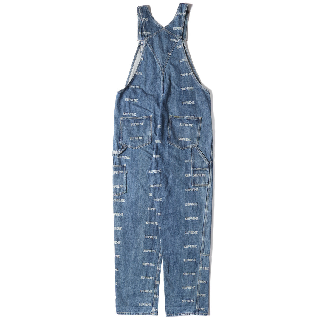 logo denim overalls オーバーオール デニム シュプリーム www