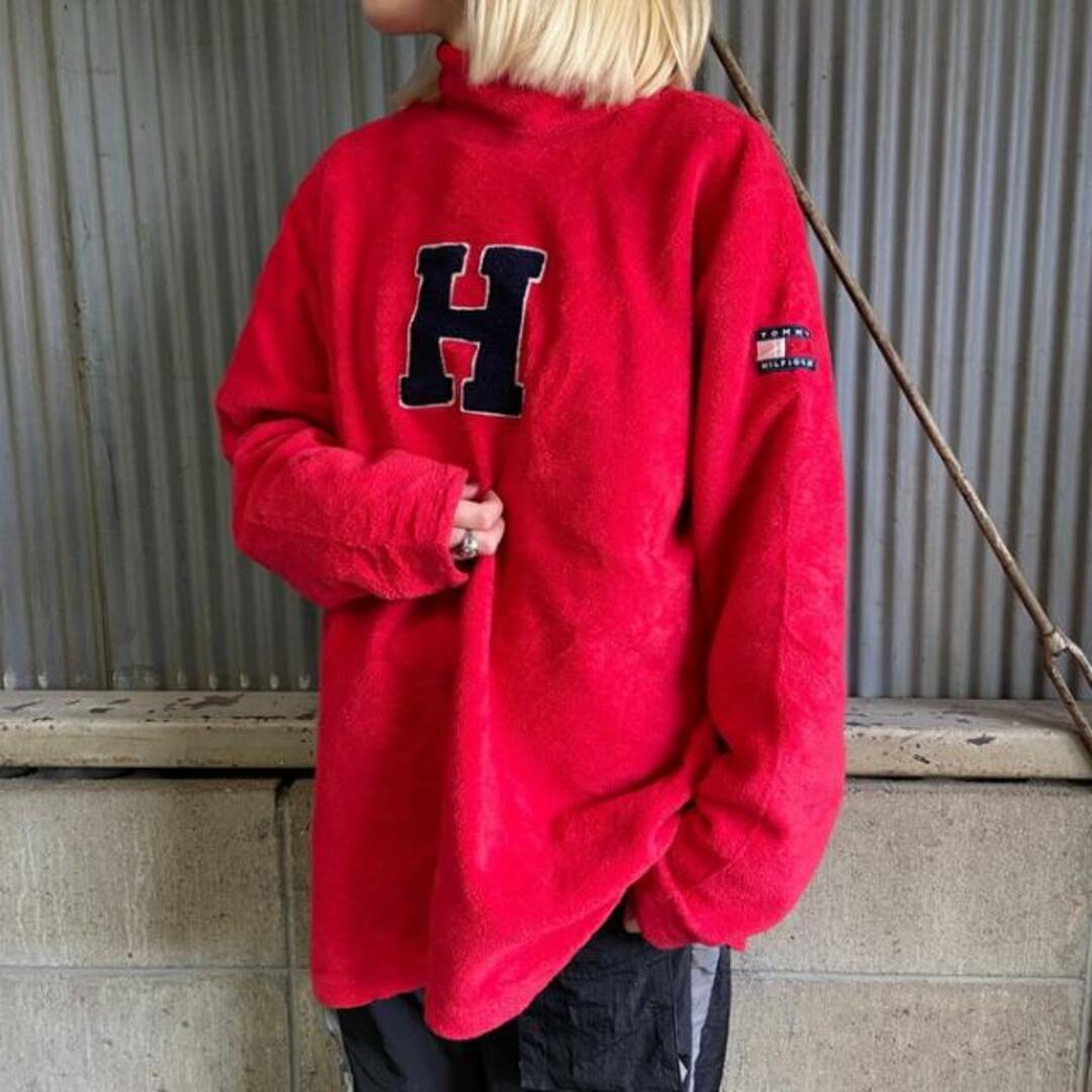 TOMMY HILFIGER、トミーヒルフィガー、ハイネック、フリース-