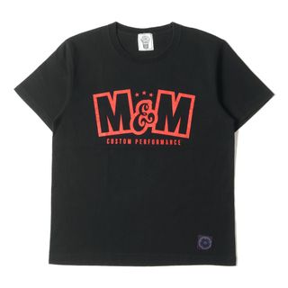 エムアンドエム(M&M)のM&M エムアンドエム Tシャツ サイズ:M 20SS ブランドロゴ プリント PRINT S/S T-SHIRT 半袖 クルーネック ブラック 黒 トップス カットソー ストリート カジュアル ブランド【メンズ】【中古】(Tシャツ/カットソー(半袖/袖なし))