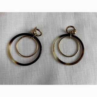 Hermes - エルメス Hermes アミュレット ループ ピアス バッファロー