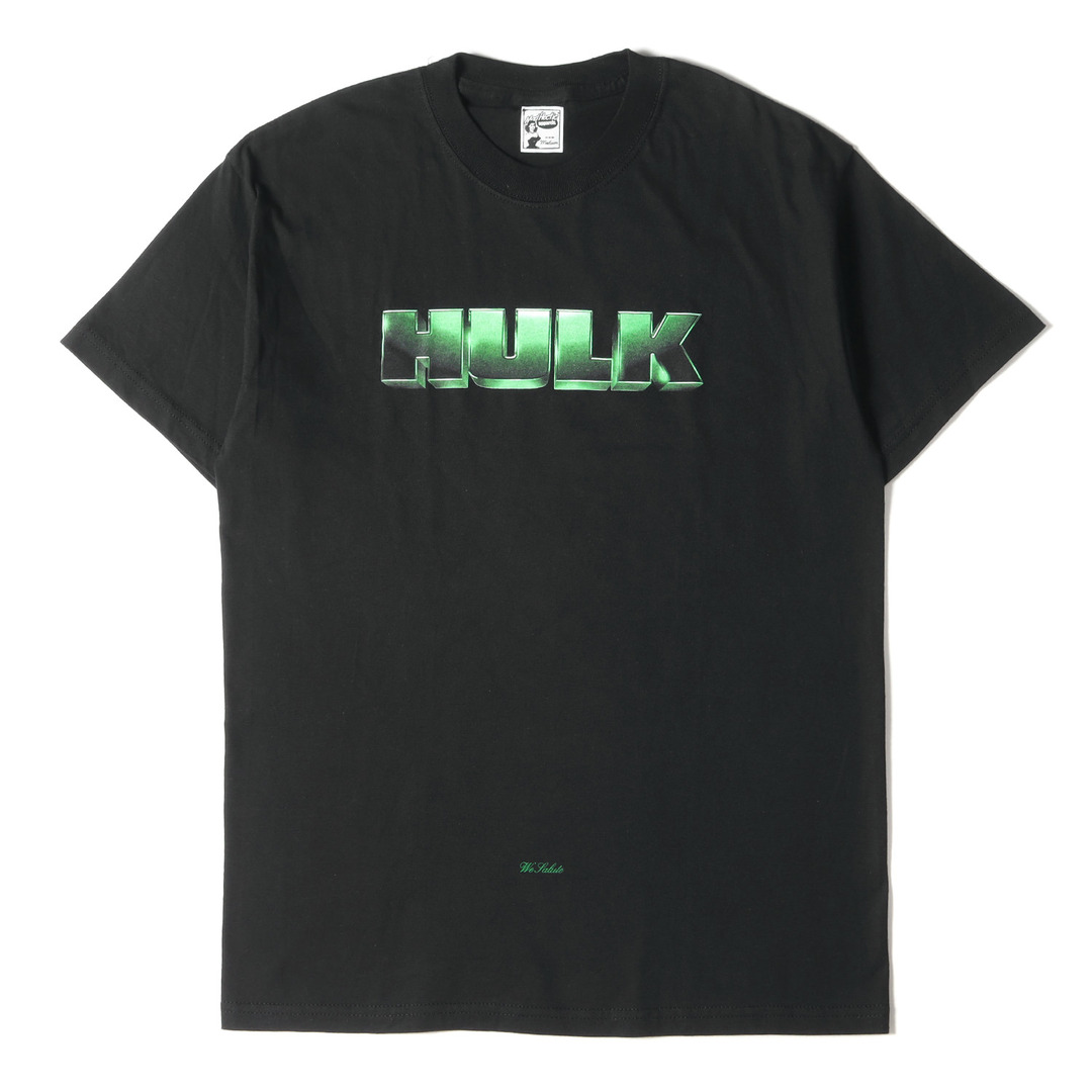 HECTIC ヘクティク Tシャツ サイズ:M HULK ハルク クルーネック 半袖 Tシャツ デッドストック 00s ブラック 黒 トップス カットソー 【メンズ】
