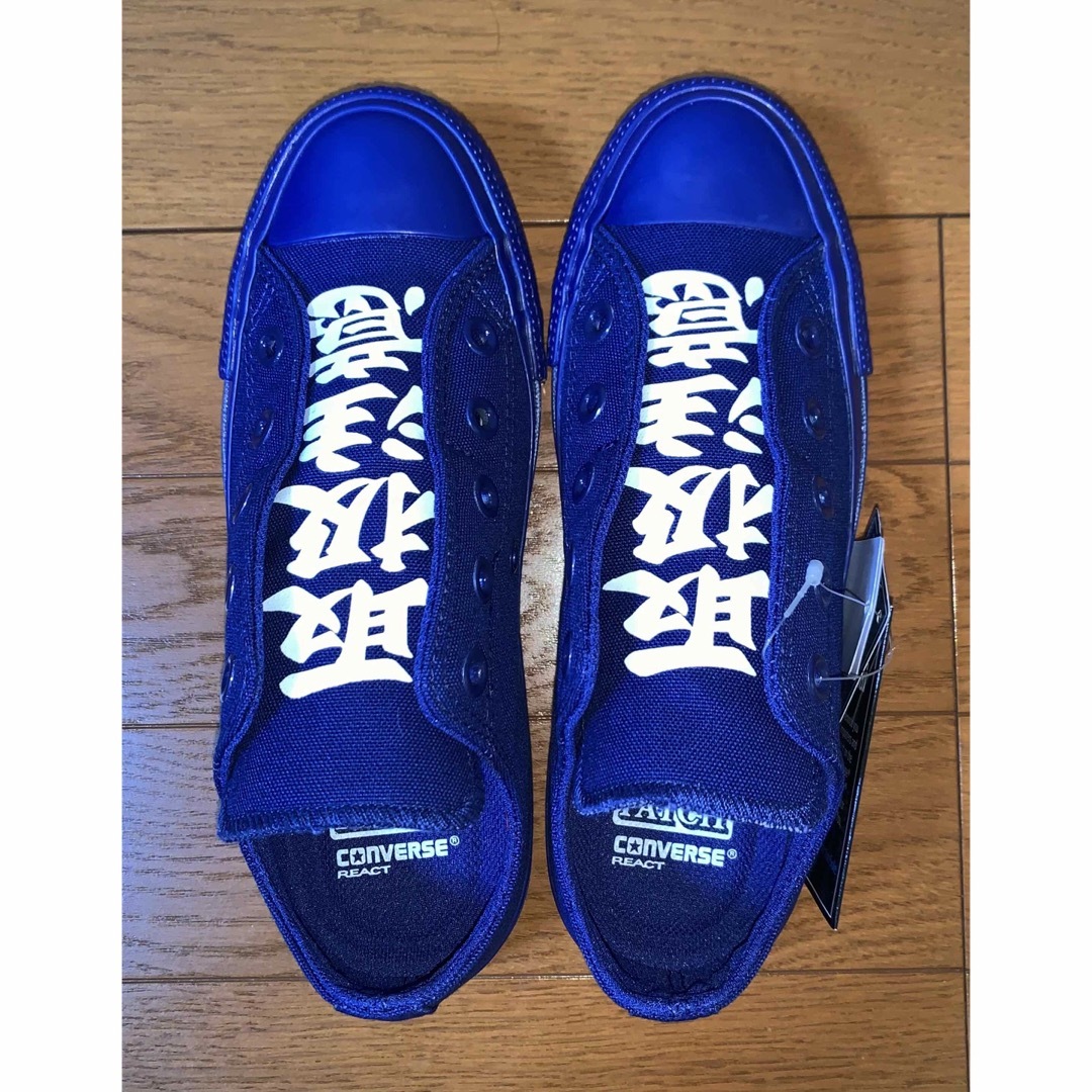 新品 CONVERSE ALLSTAR BlackEyePatch 23cm 青
