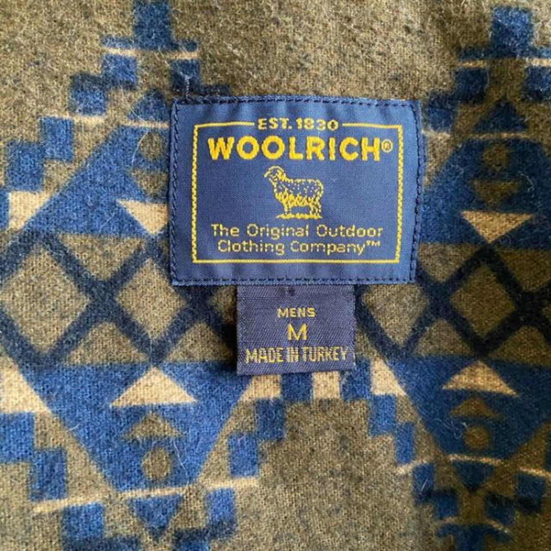 Wool Rich ウールリッチ ネイティブ柄 総柄 長袖 プリントネルシャツ メンズM