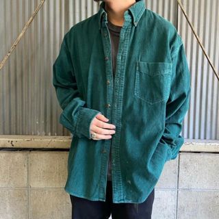 90年代 J.CREW ジェイクルー 太畝 コーデュロイシャツ メンズXL