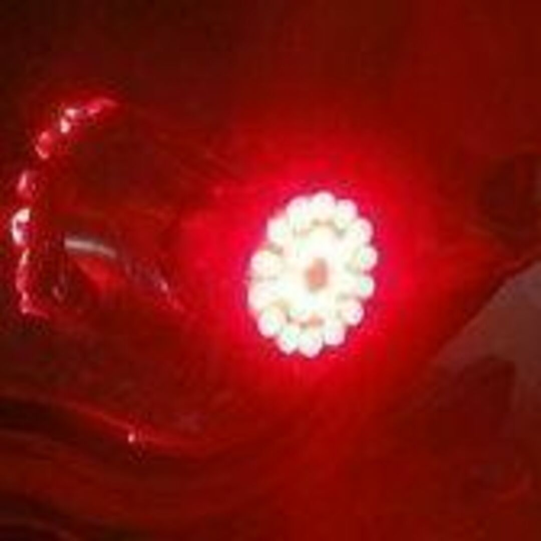 新品　6V　LED　テールランプ　バルブ(レッド)　バイク　赤　未使用　送料無料 自動車/バイクのバイク(パーツ)の商品写真