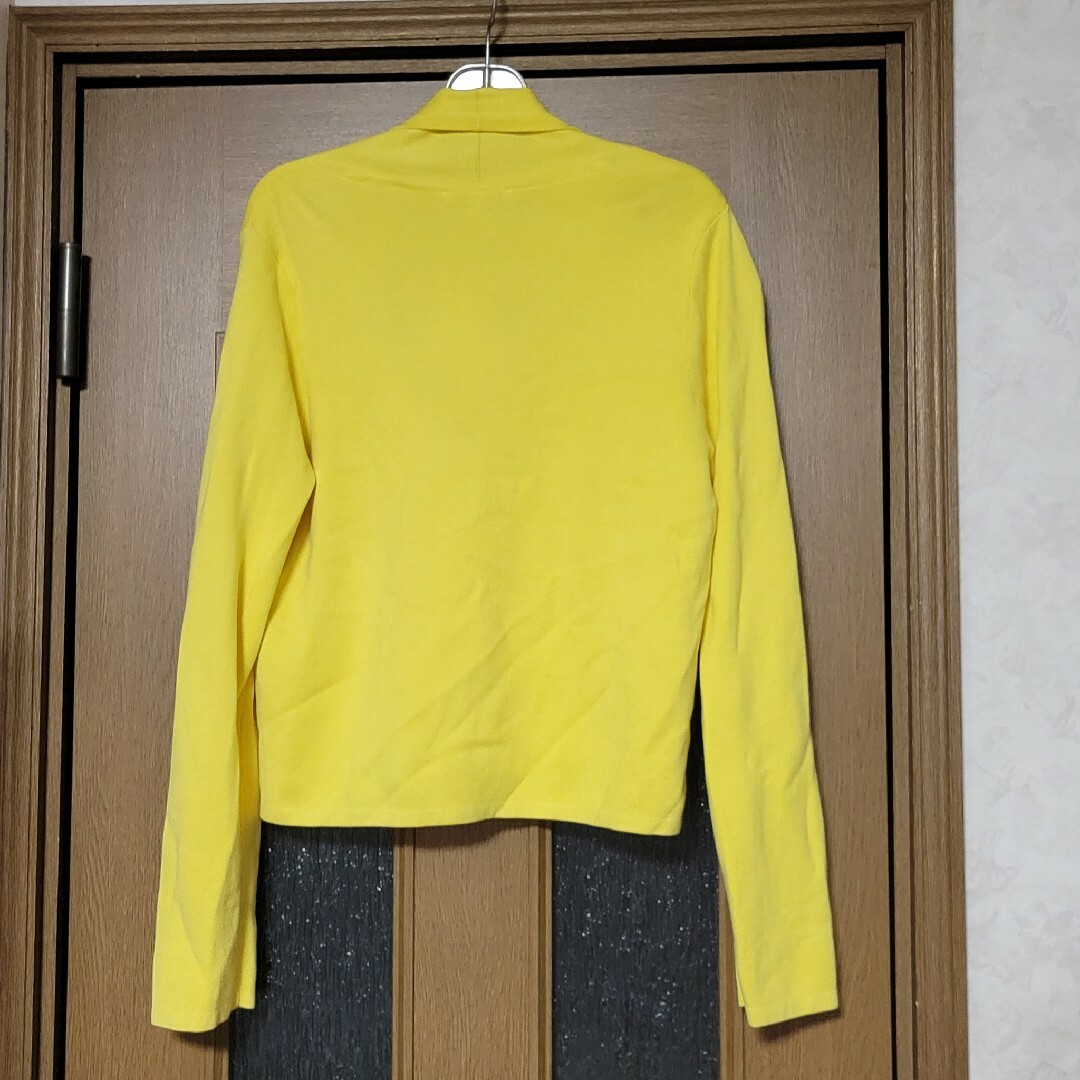 LAURA ASHLEY(ローラアシュレイ)のLサイズ ローラアシュレイ LAURA ASHLEY 黄色いジャケット レディースのジャケット/アウター(テーラードジャケット)の商品写真