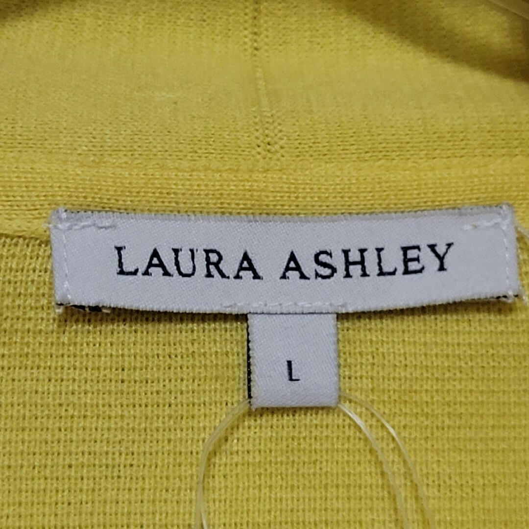 LAURA ASHLEY(ローラアシュレイ)のLサイズ ローラアシュレイ LAURA ASHLEY 黄色いジャケット レディースのジャケット/アウター(テーラードジャケット)の商品写真