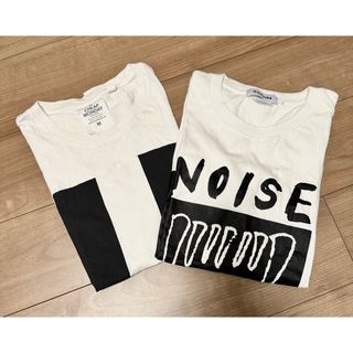 チープマンデー(CHEAP MONDAY)の白Tシャツ2点セット！ゆったりサイズ チープマンデー セレクトショップ  送料込(Tシャツ(半袖/袖なし))